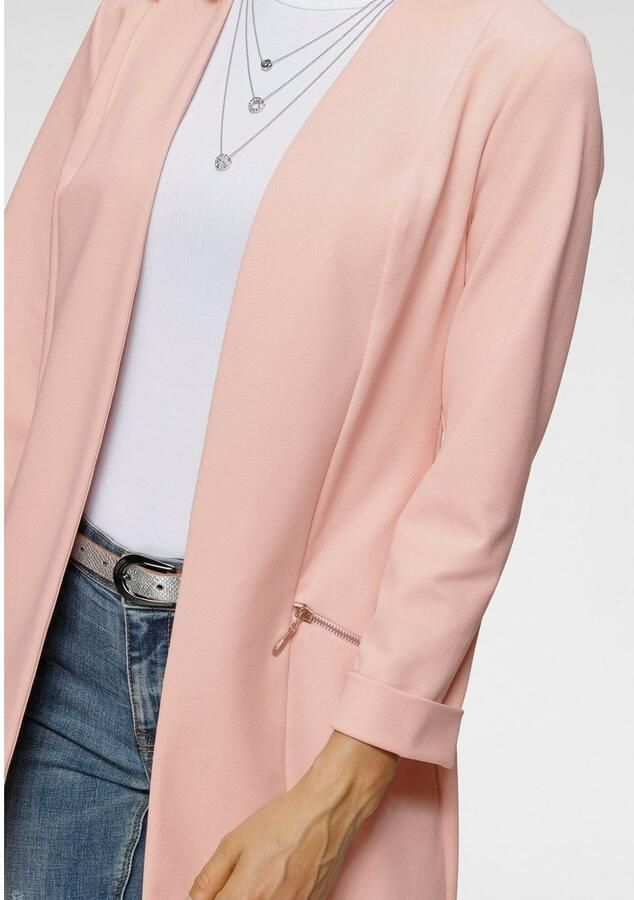 Laura Scott Lange blazer met ritssluitingen - Foto 2