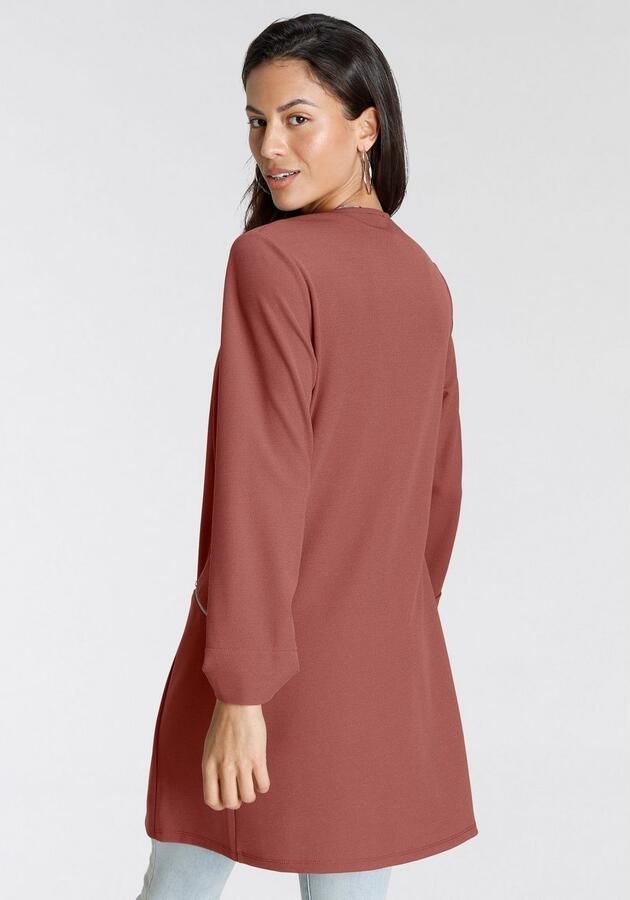 Laura Scott Lange blazer met ritssluitingen - Foto 4