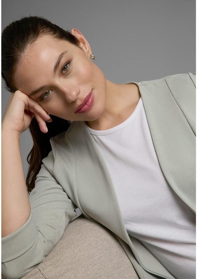 Laura Scott Lange blazer met ritssluitingen