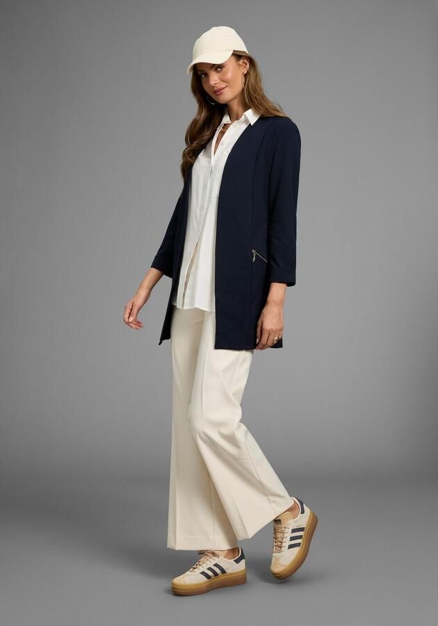 Laura Scott Lange blazer met ritssluitingen - Foto 5