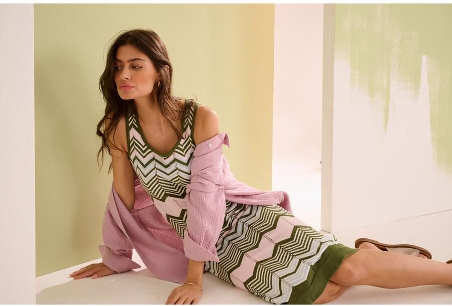 Laura Scott Lange blouse in musselin-kwaliteit - Foto 11