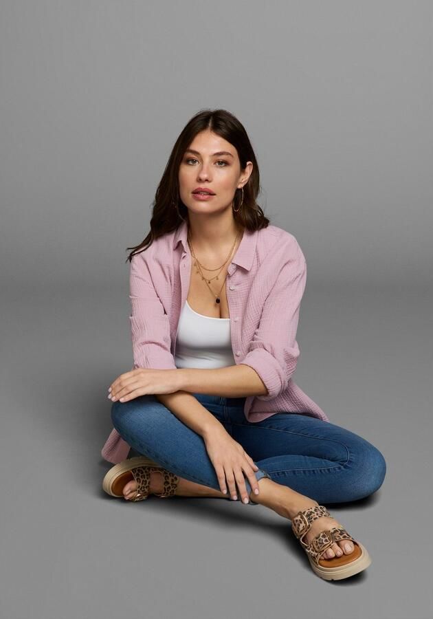 Laura Scott Lange blouse in musselin-kwaliteit - Foto 8