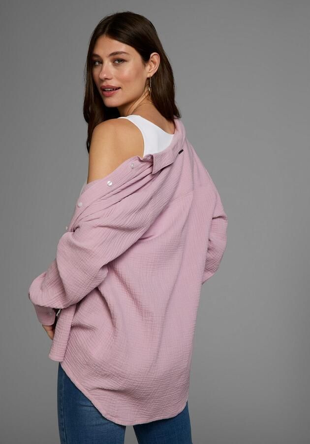 Laura Scott Lange blouse in musselin-kwaliteit - Foto 9