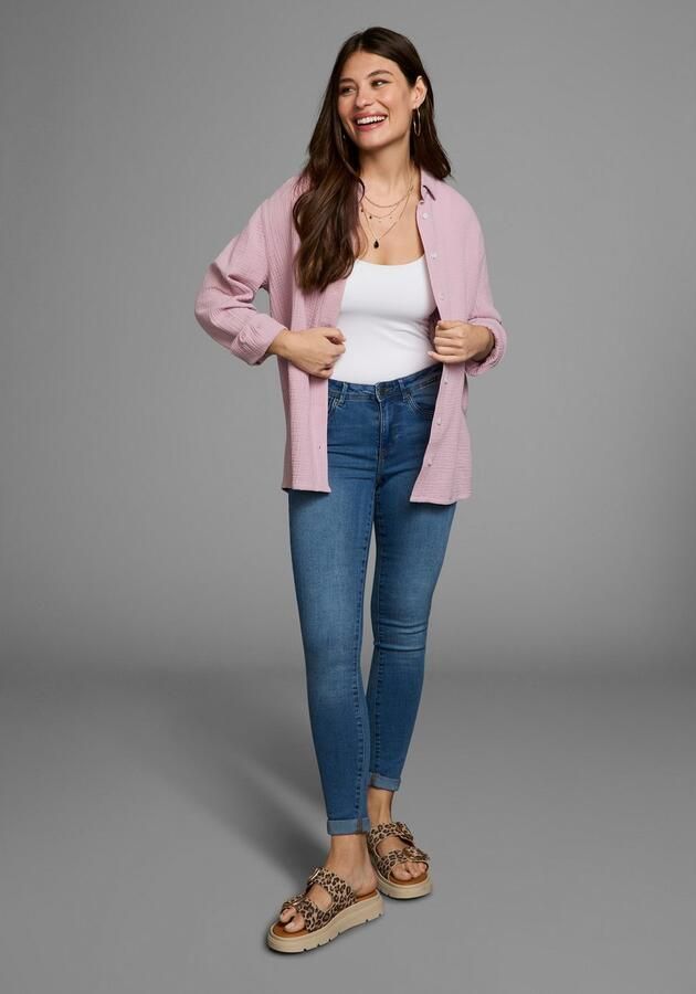 Laura Scott Lange blouse in musselin-kwaliteit - Foto 10