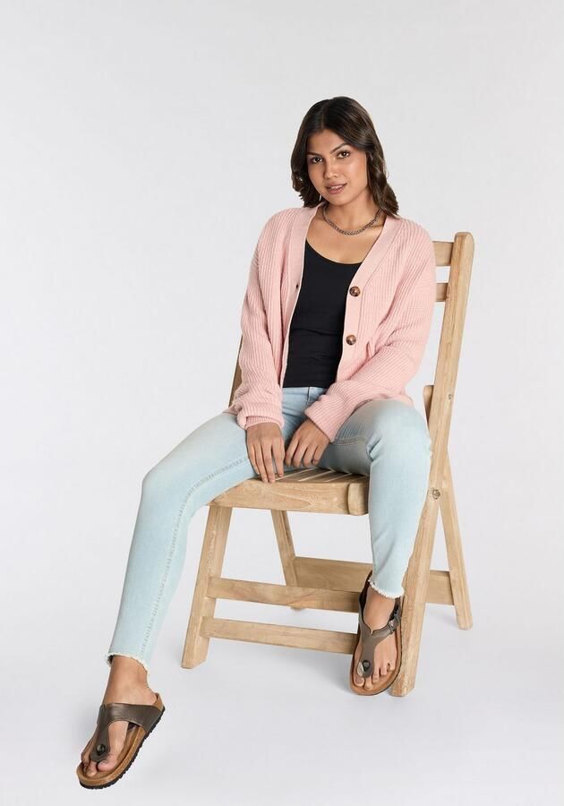 Laura Scott Lange top met stretchaandeel (set 2-delig 2 stuks) - Foto 4