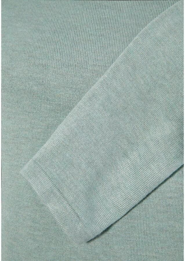 Laura Scott Lange trui Fijn breisel met boothals en zijsplit - Foto 2