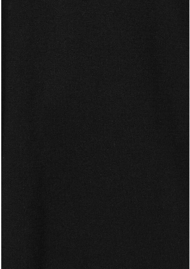 Laura Scott Lange trui Fijn breisel met boothals en zijsplit