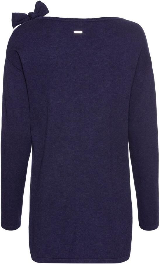 Laura Scott Lange trui met strikdetail in cold-shoulder-optiek - Foto 6