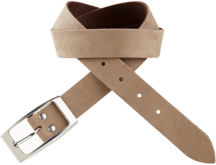 Laura Scott Leren riem voor dames in tijdloos elegant ontwerp van veloursleer nieuw - Foto 2