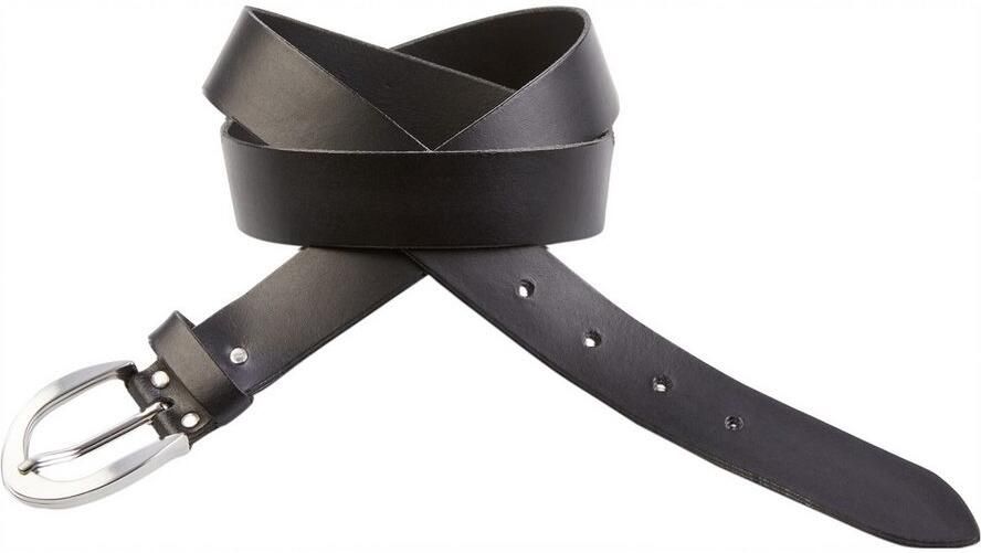 Laura Scott Leren riem voor dames met matte zilverkleurige gesp nieuw tot - Foto 4