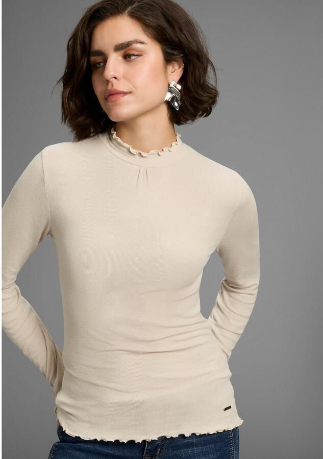 Laura Scott Longsleeve geribbeld met ruches nieuwe collectie (set 2-delig) - Foto 7