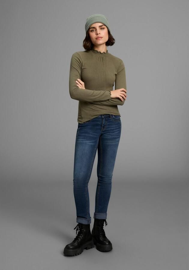 Laura Scott Longsleeve geribbeld met ruches nieuwe collectie (set 2-delig) - Foto 5