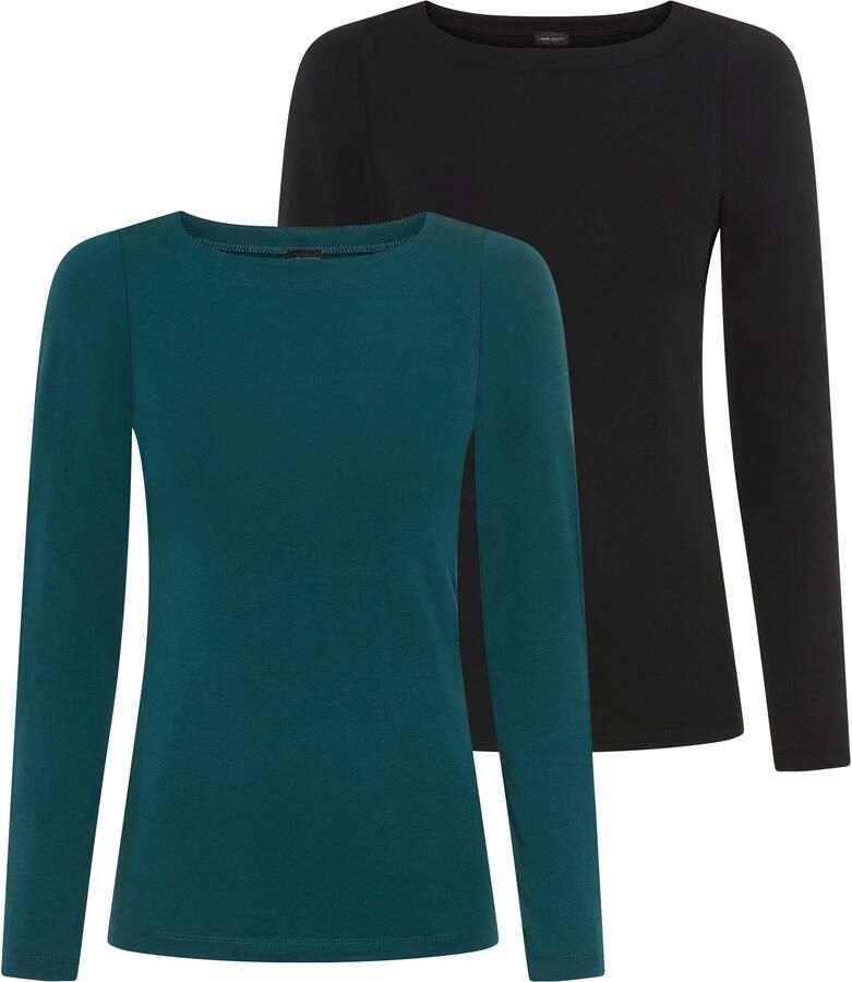 Laura Scott Longsleeve met boothals nieuwe collectie (set 2-delig) - Foto 7