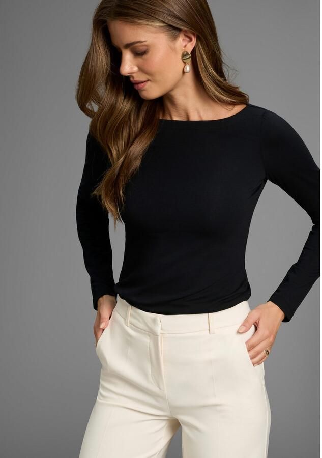 Laura Scott Longsleeve met boothals nieuwe collectie (set 2-delig) - Foto 3