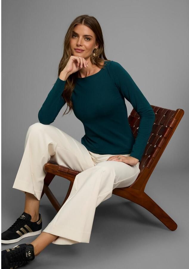 Laura Scott Longsleeve met boothals nieuwe collectie (set 2-delig) - Foto 2