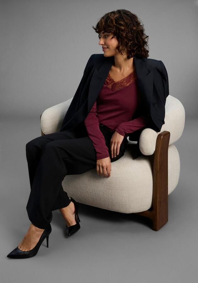 Laura Scott Longsleeve met mooie kanten rand nieuwe collectie (set 2-delig) - Foto 4