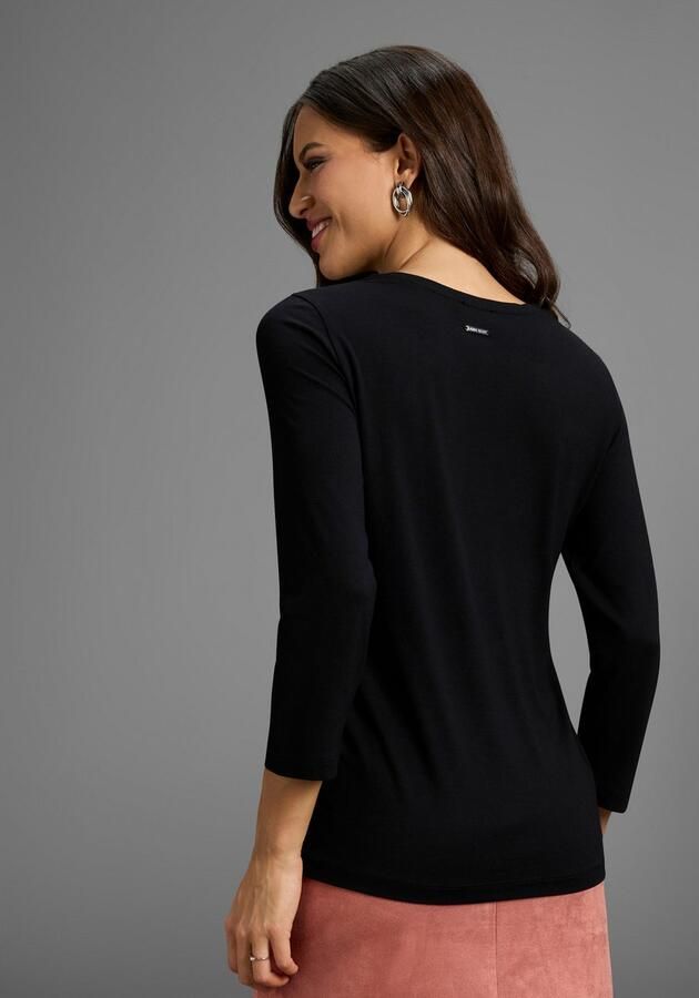 Laura Scott Longsleeve met pailletten en folieprint nieuwe collectie - Foto 5