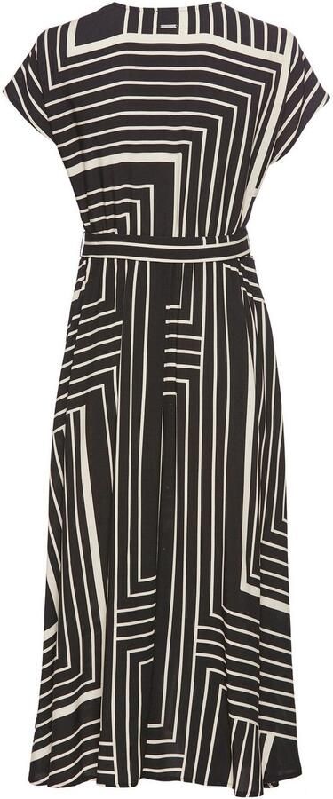 Laura Scott Midi-jurk in trendy maxi-streepdesign (2-delig Inclusief stoffen riem) - Foto 6