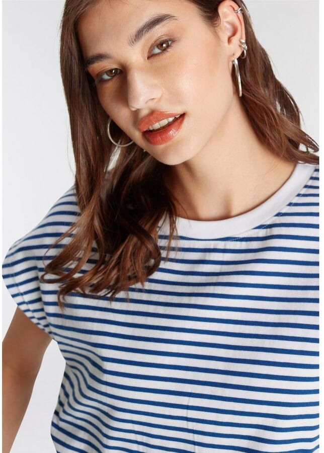 Laura Scott Midi-jurk met elastiek in de taille