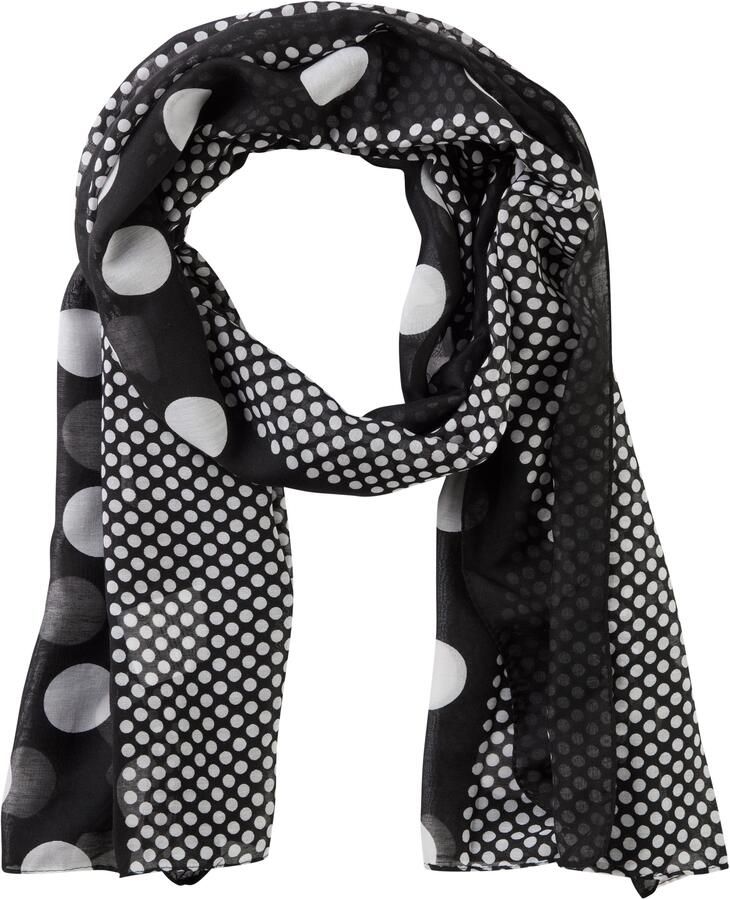 Laura Scott Modieus sjaaltje met grote en kleine stippen nieuw - Foto 2