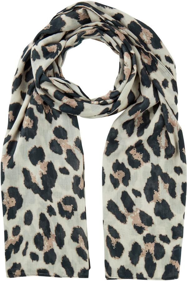 Laura Scott Modieus sjaaltje met trendy luipaard-alloverdruk nieuw - Foto 5
