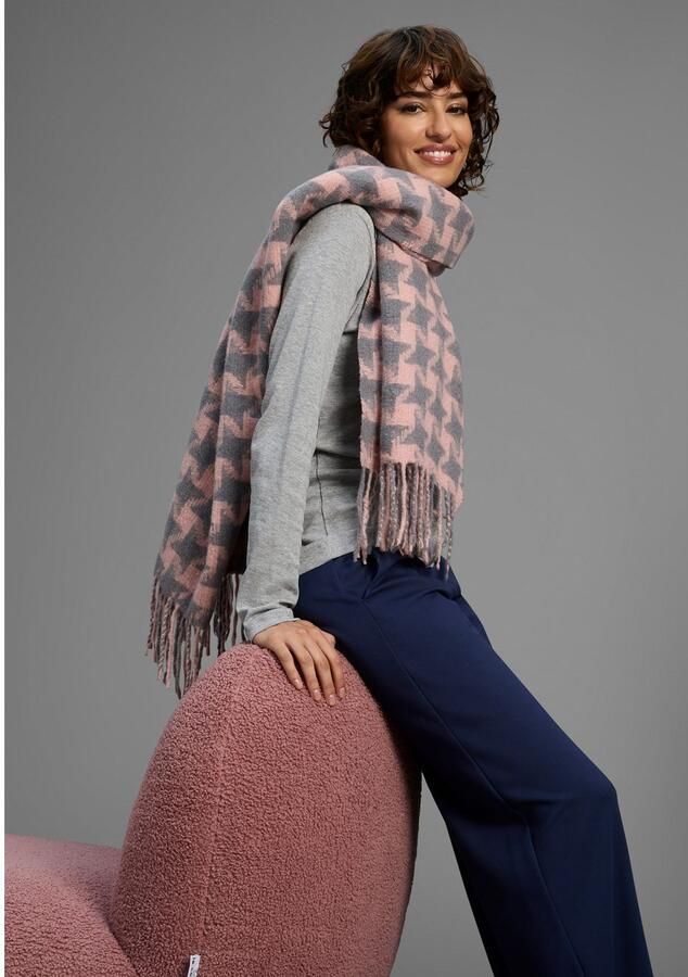 Laura Scott Modieuze sjaal in geweldig sterdesign in verschillende kleuren nieuw - Foto 2