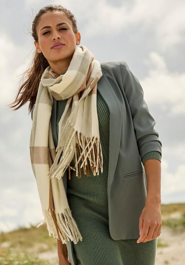 Laura Scott Modieuze sjaal in klassiek ruitdessin in modieuze kleurencombinaties nieuw - Foto 6