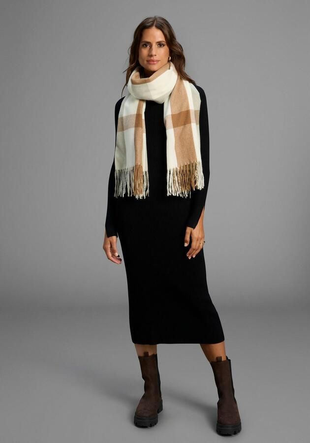 Laura Scott Modieuze sjaal in klassiek ruitdessin in modieuze kleurencombinaties nieuw - Foto 4