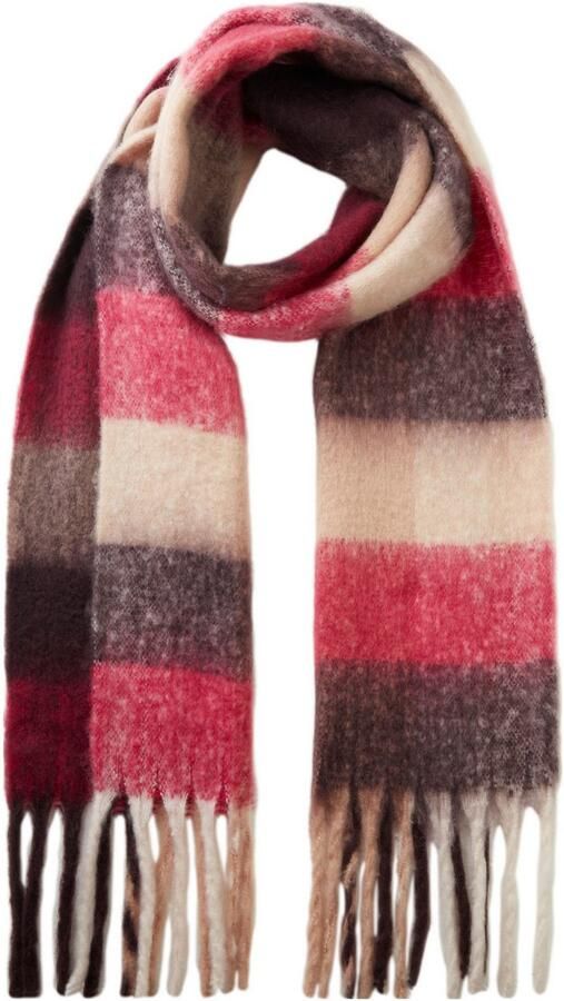 Laura Scott Modieuze sjaal in trendy ruitdesign in maxi-lengte in nieuwe kleurencombinatie - Foto 4