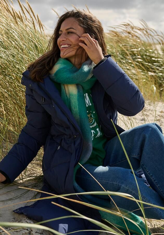 Laura Scott Modieuze sjaal in trendy ruitdesign in maxi-lengte in nieuwe kleurencombinatie - Foto 5