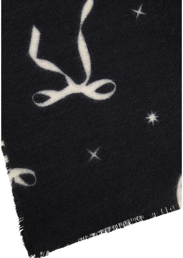 Laura Scott Modieuze sjaal met schattig strikken & sterren patroon nieuw - Foto 2