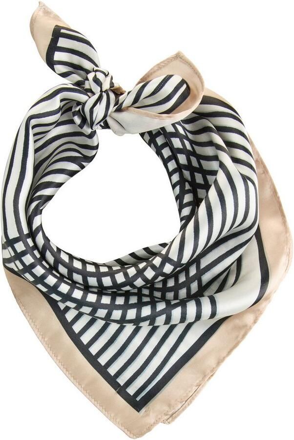 Laura Scott Nickysjaaltje met modieus grafisch design in cirkel-optiek nieuw - Foto 3