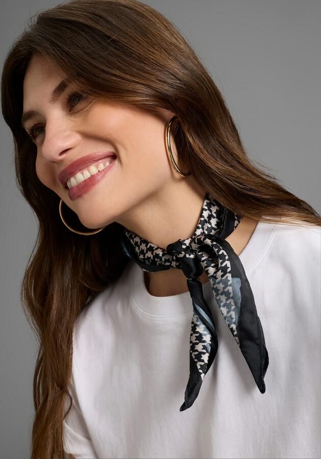 Laura Scott Nickysjaaltje met modieuze haanvoet-alloverprint nieuw - Foto 2