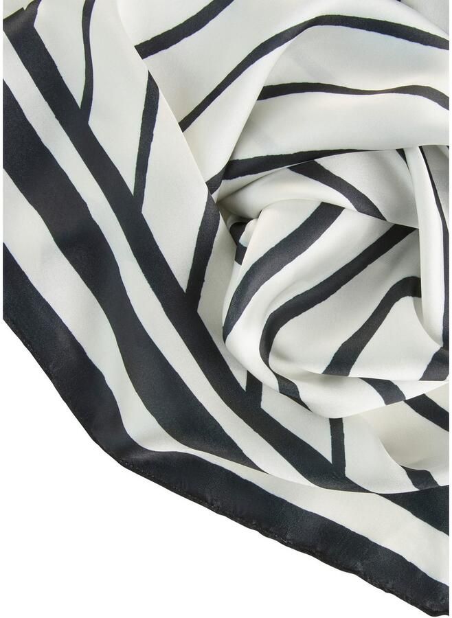 Laura Scott Nickysjaaltje met modieuze streep-alloverprint nieuw - Foto 2