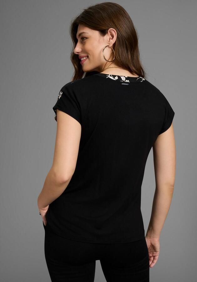 Laura Scott Overhemdblouse in modieuze bloe print nieuwe collectie - Foto 3