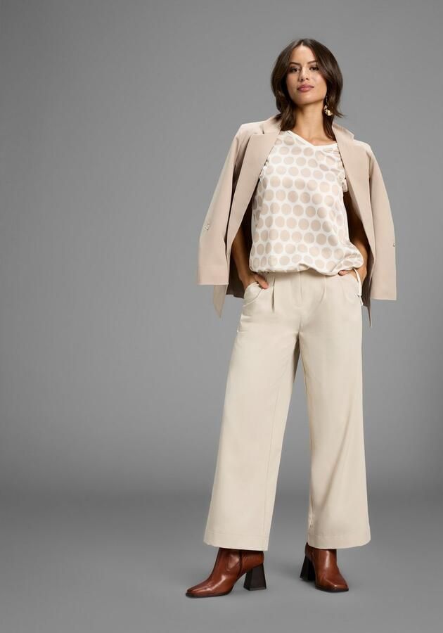 Laura Scott Overhemdblouse in stipdesign nieuwe collectie - Foto 5