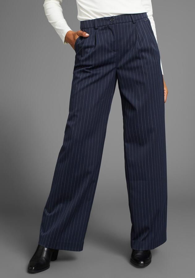 Laura Scott Pantalon met krijtstrepen - Foto 11