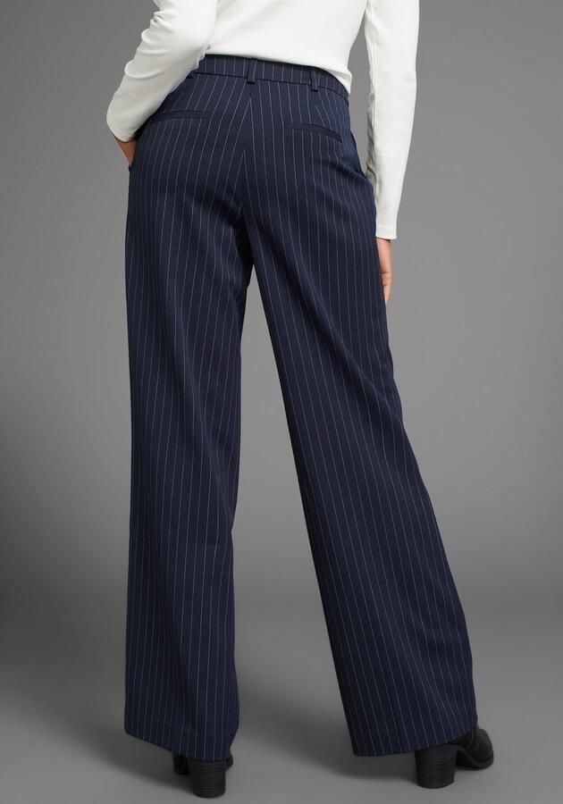 Laura Scott Pantalon met krijtstrepen