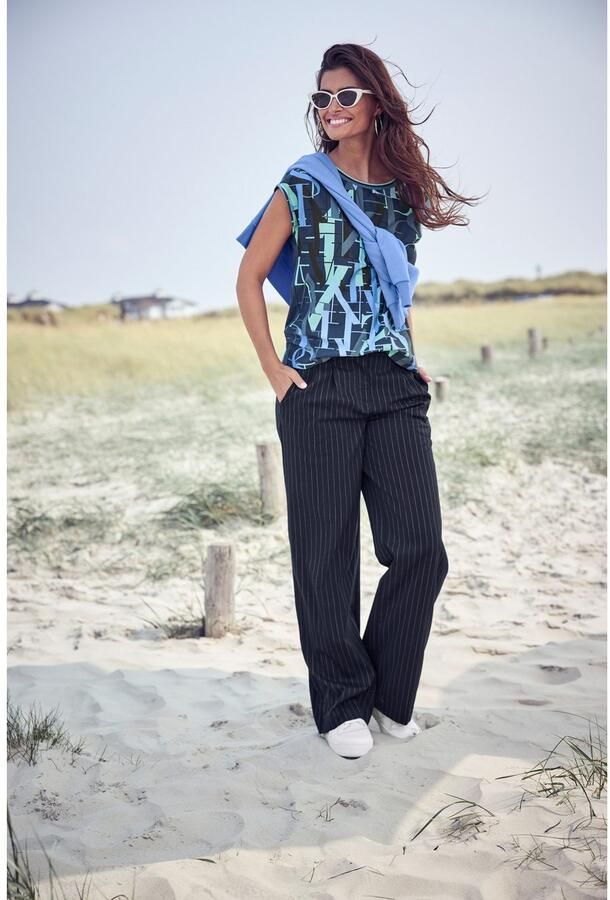 Laura Scott Pantalon met krijtstrepen - Foto 5