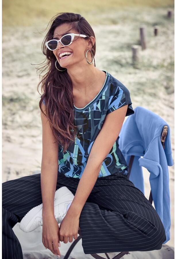 Laura Scott Pantalon met krijtstrepen - Foto 6