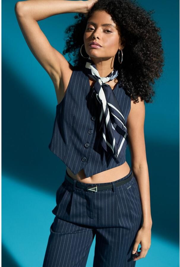 Laura Scott Pantalon met krijtstrepen - Foto 8