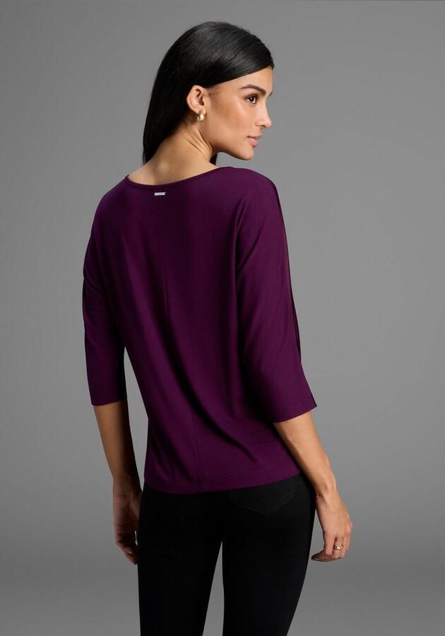 Laura Scott Satijnen blouse elegante blouse met wijde mouwen nieuwe collectie - Foto 3