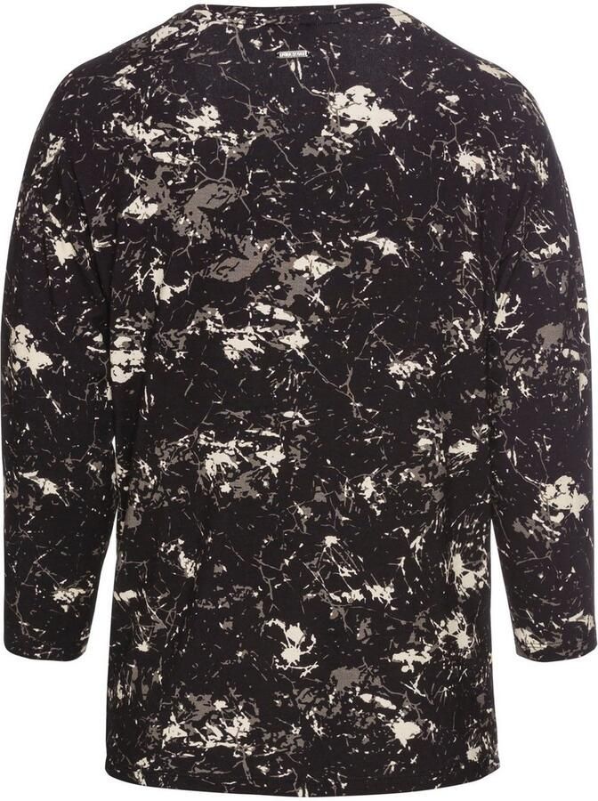 Laura Scott Shirt met 3 4-mouwen casual gesneden bedrukt v-hals - Foto 2