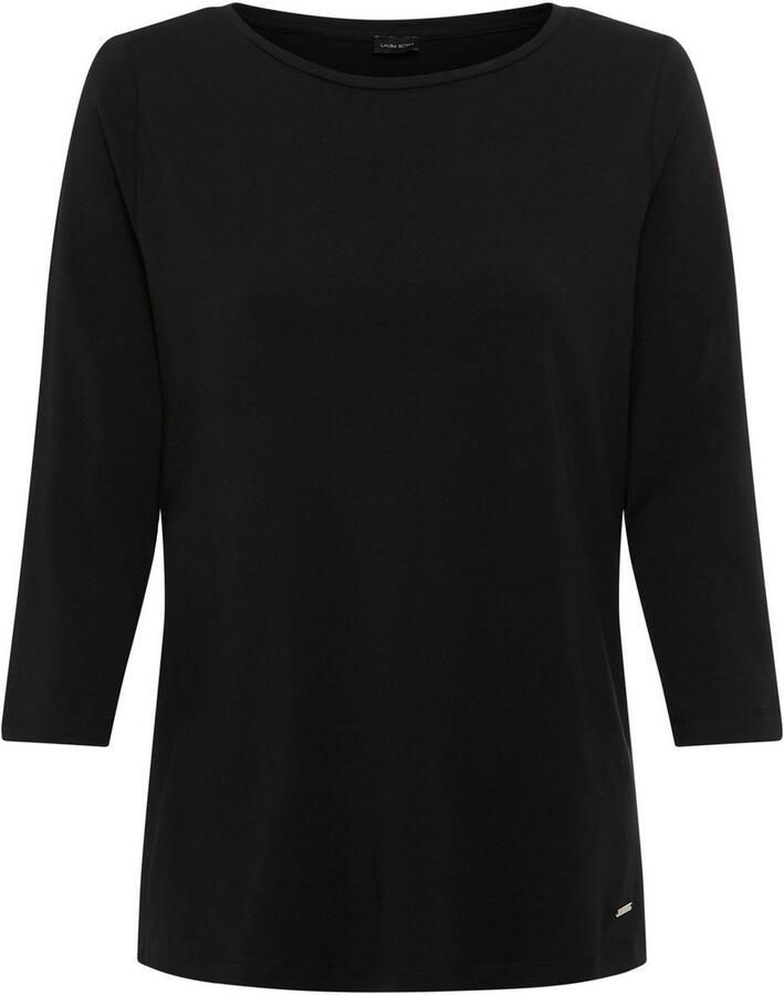 Laura Scott Shirt met 3 4 mouwen met boothals nieuwe collectie