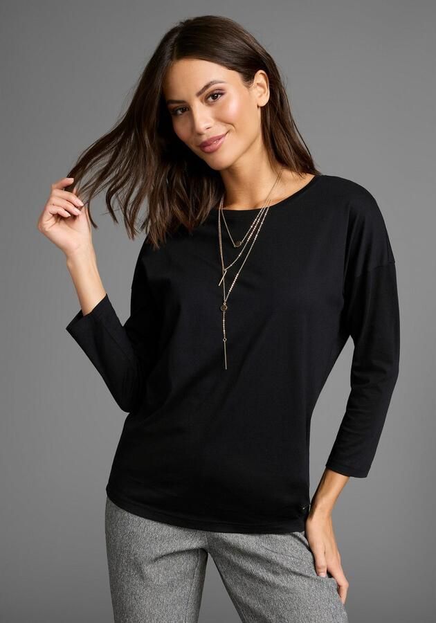 Laura Scott Shirt met 3 4 mouwen met casual pasvorm (2 stuks) - Foto 4