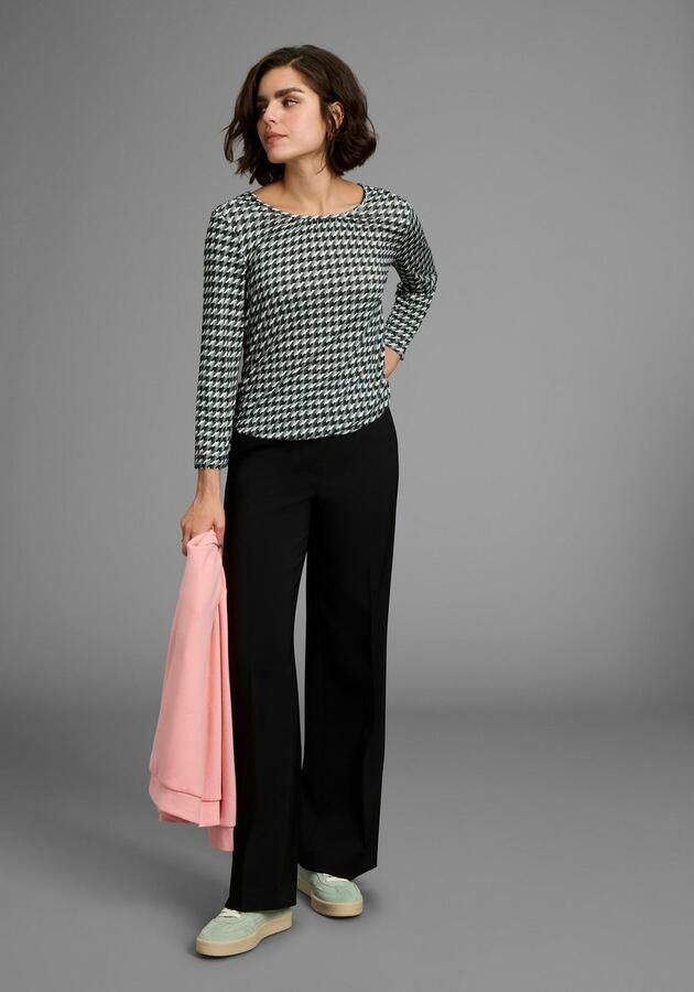 Laura Scott Shirt met 3 4 mouwen met grafische all-over print nieuwe collectie - Foto 5