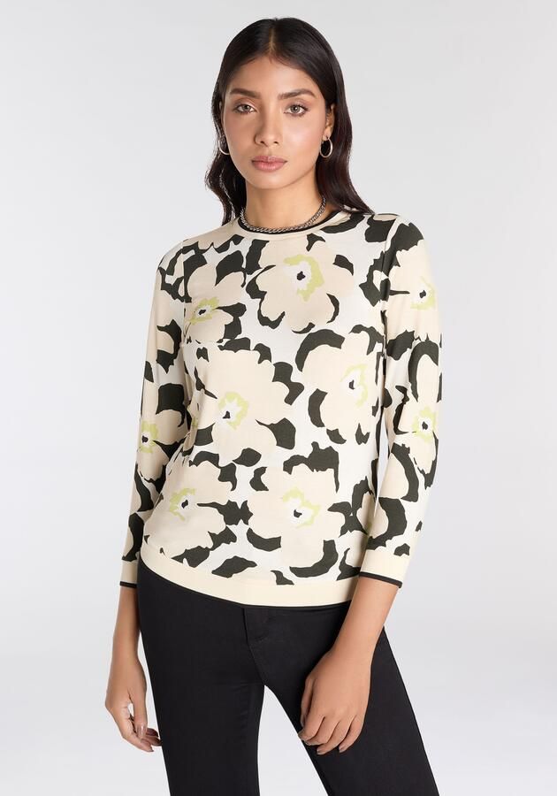 Laura Scott Shirt met 3 4 mouwen met stijlvolle all-over print - Foto 8