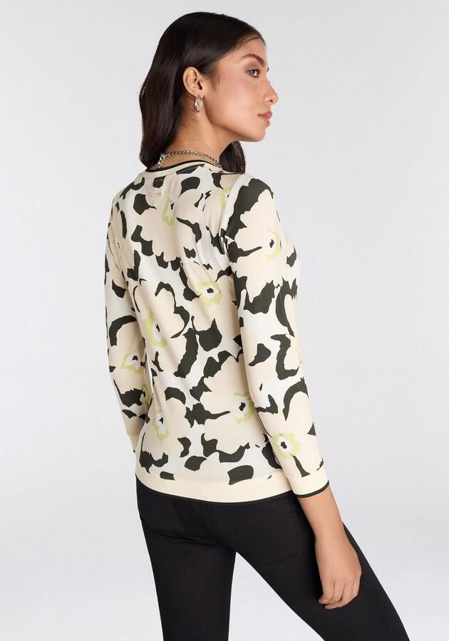 Laura Scott Shirt met 3 4 mouwen met stijlvolle all-over print - Foto 5
