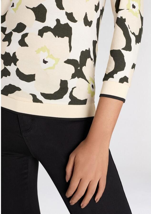 Laura Scott Shirt met 3 4 mouwen met stijlvolle all-over print - Foto 4