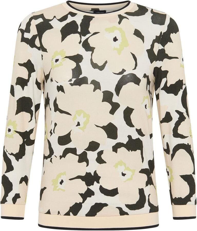 Laura Scott Shirt met 3 4 mouwen met stijlvolle all-over print